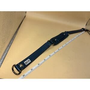 Blue Replacement Leather Shoulder Strap